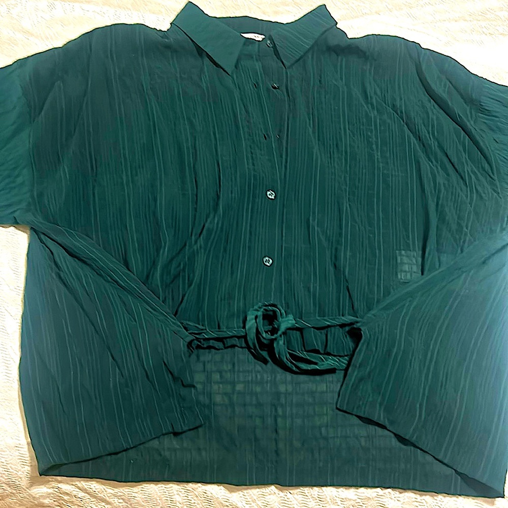 Soft light green blouse Calvin Klein